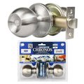 Constructor Constructor Chronos Passage Door Lever Lock Set Knob Handle Set; Stainless Steel CON-CHR-SS-PS